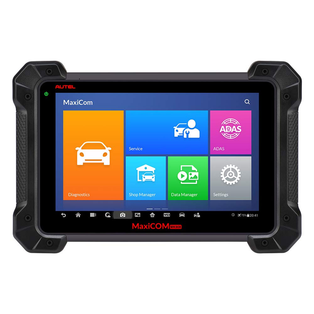 Autel MaxiCOM MK908P Diagnostic Scanner Bidirectional Automotive Full System Diagnoses Coding and J2534 ECU Programming with 1 Year Free Online Update Upgraded Version of MS908P 