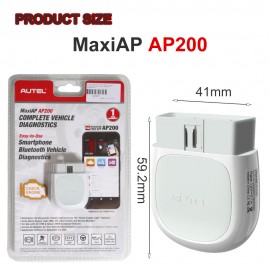 100% Original Autel MaxiAP AP200 Bluetooth OBD2 Code Reader with Full Systems Diagnoses AutoVIN TPMS IMMO Service