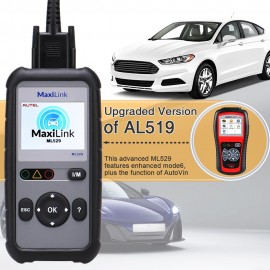 Autel MaxiLink ML529 OBD2 Scanner (Updated Version of AL519) Auto Check Engine Light Automotive Diagnostic Code Reader with Enhanced Mode 6