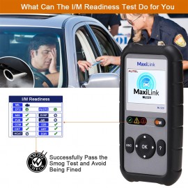 Autel MaxiLink ML529 OBD2 Scanner (Updated Version of AL519) Auto Check Engine Light Automotive Diagnostic Code Reader with Enhanced Mode 6