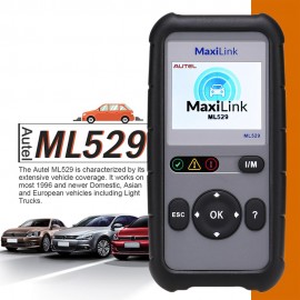 Autel MaxiLink ML529 OBD2 Scanner (Updated Version of AL519) Auto Check Engine Light Automotive Diagnostic Code Reader with Enhanced Mode 6