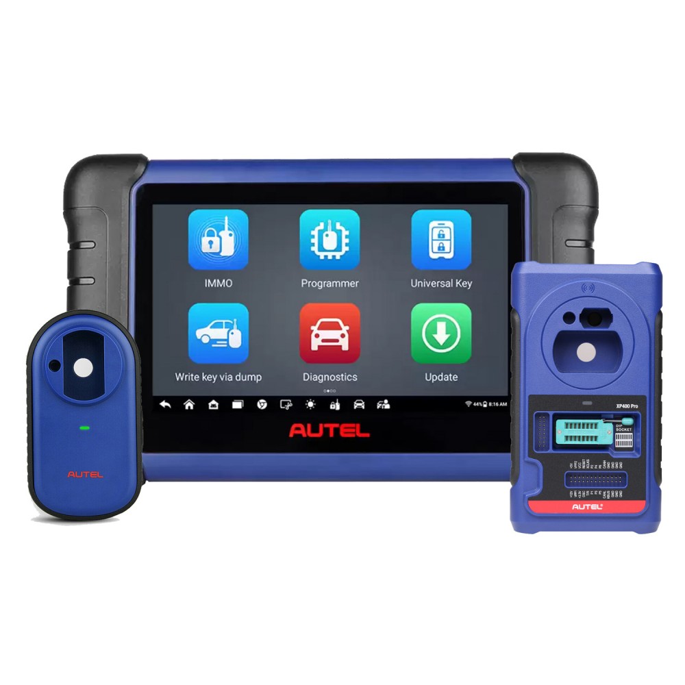 Autel MaxiIM IM508S IM508 II with XP400 Pro Advanced Key Programmer Same IMMO Functions as Autel IM608 II PRO with Free OTOFIX Smart Key Watch