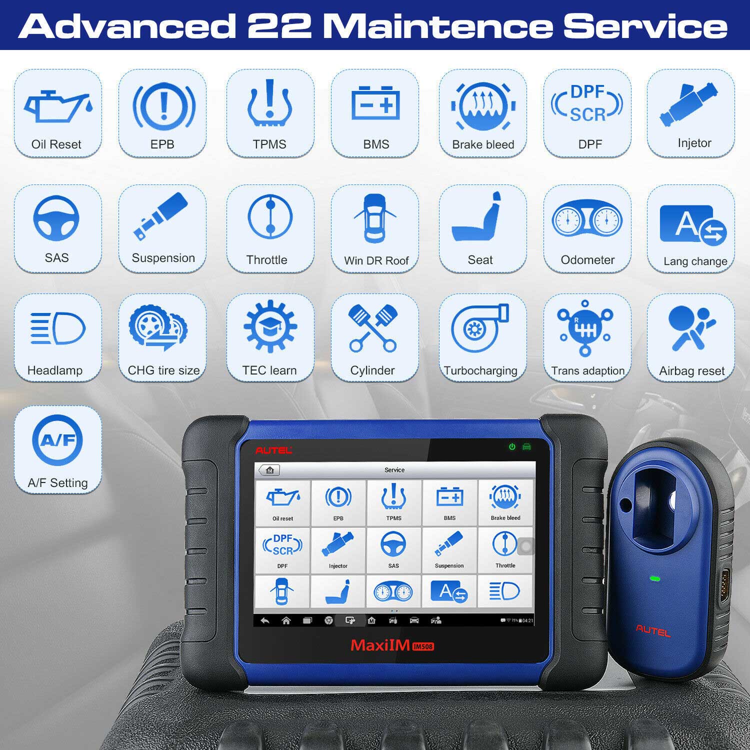 MaxiIM IM508 Advanced 22 Maintence Service