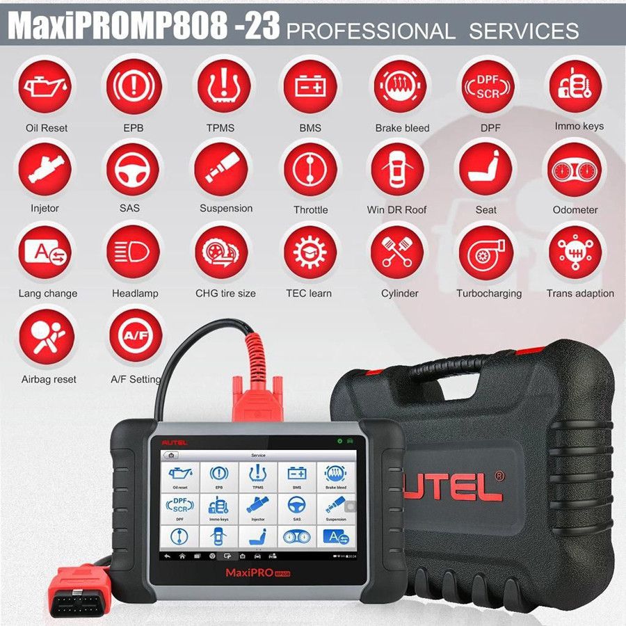 Autel MaxiPRO MP808K service function