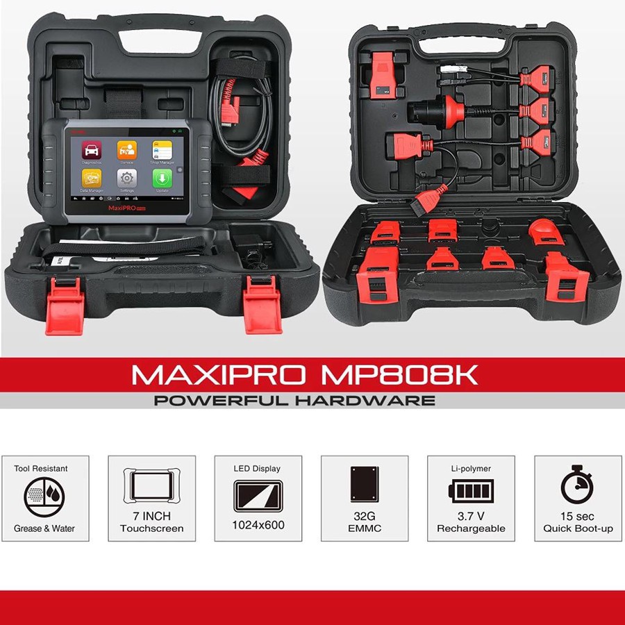 Autel MaxiPRO MP808K package