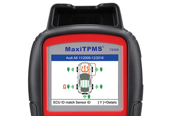 Autel MaxiTpms TS508 Display
