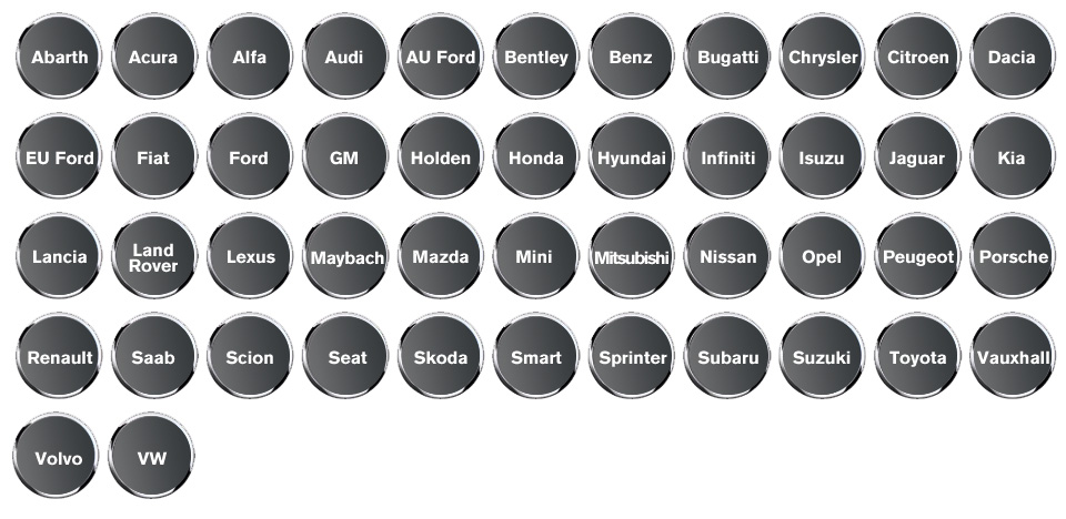 Extensive Vehicle Coverage - More than 80 Makes