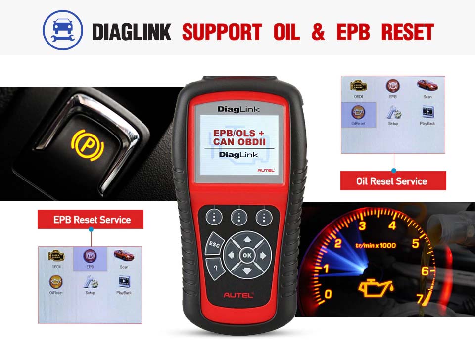 diaglink oil & epb reset