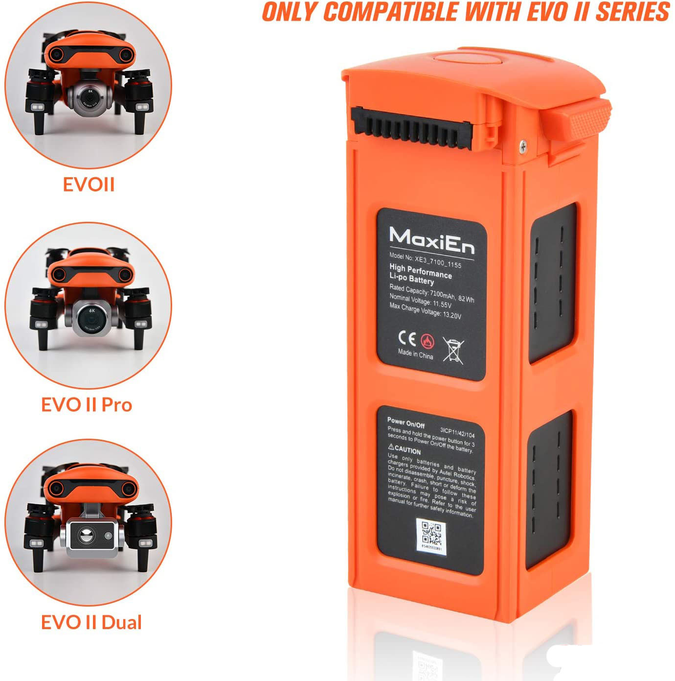 EVOII battery description